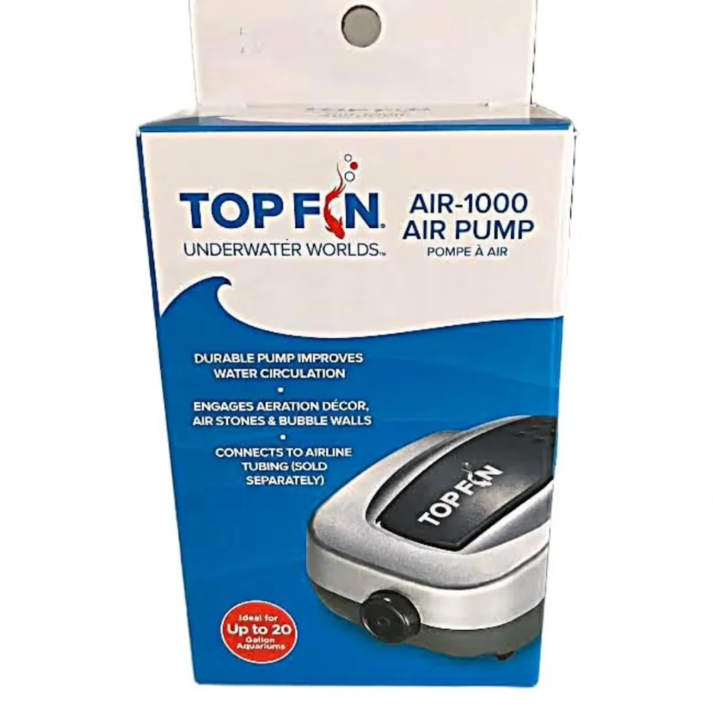 Top Fin Air Pump with Instruction Guide